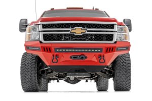Chevrolet Silverado 2500 HD Skid Plate - Front - Rough Country - PreRunner Style - Black - '07-'14